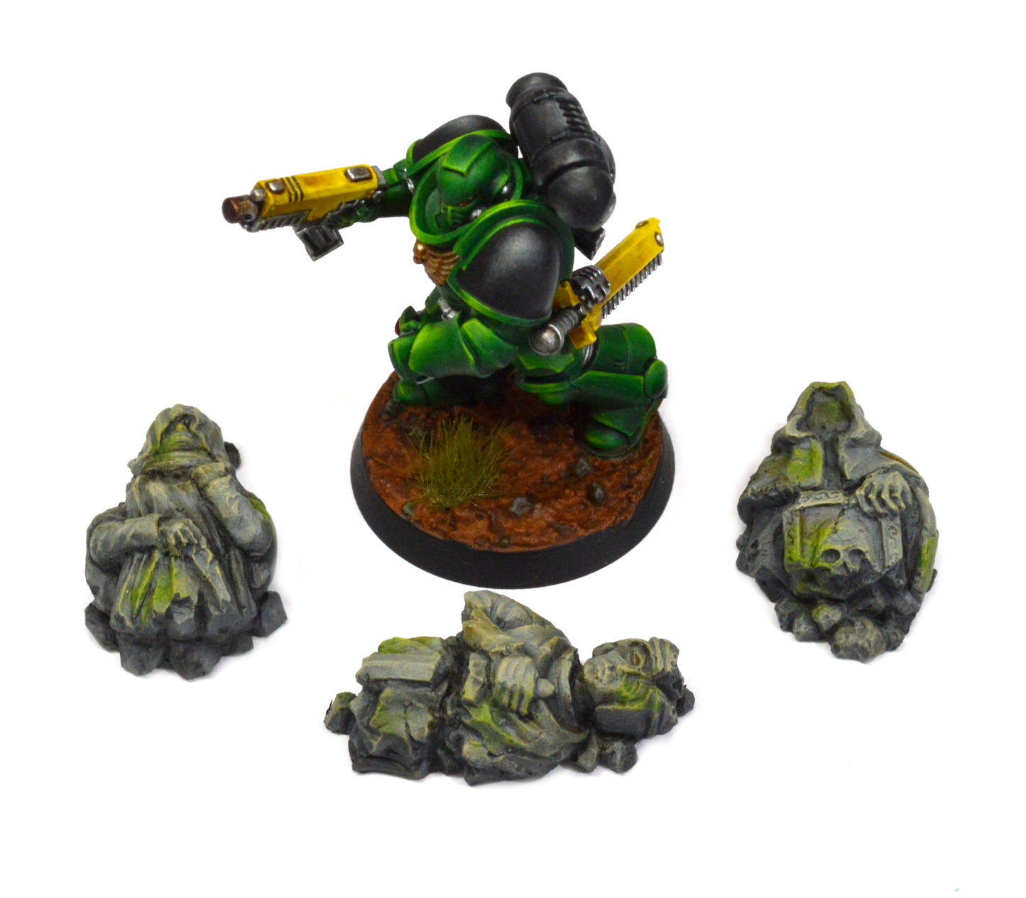 Fallen Statuary Base Accessories x 3