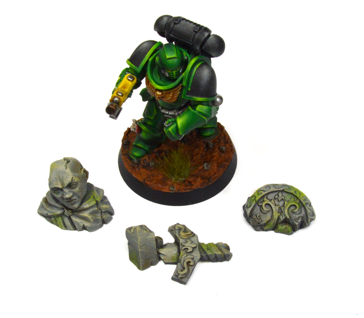 Fallen Statue Base Accessories x 3