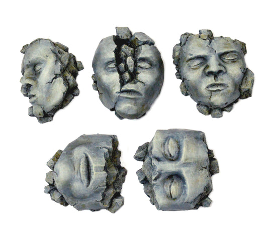 Large Broken Faces Base Accessories x 5