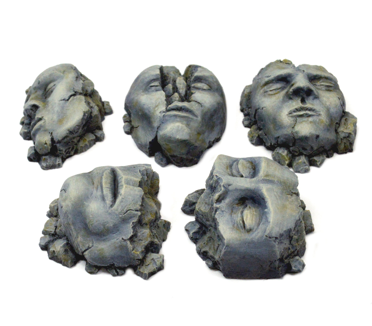 Large Broken Faces Base Accessories x 5