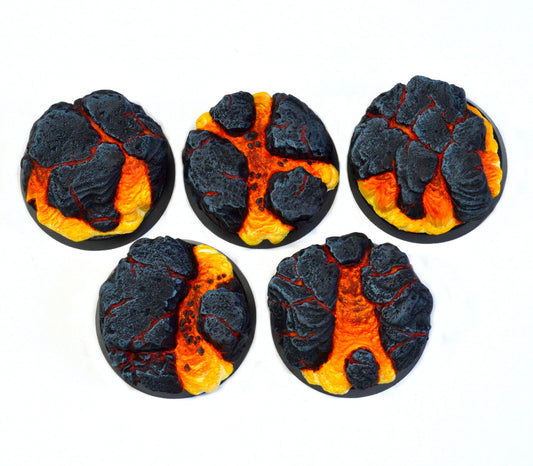 32mm Molten Lava Inserts x 5