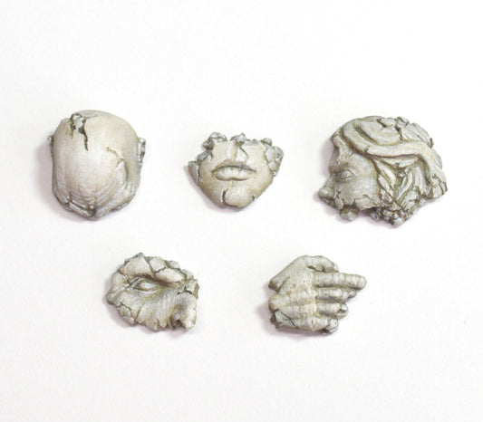 Broken Statuary Base Accessories x 5
