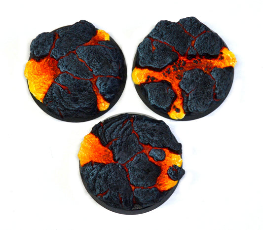 40mm Molten Lava Inserts x 3