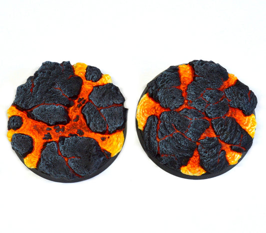 50mm Molten Lava Inserts x 2