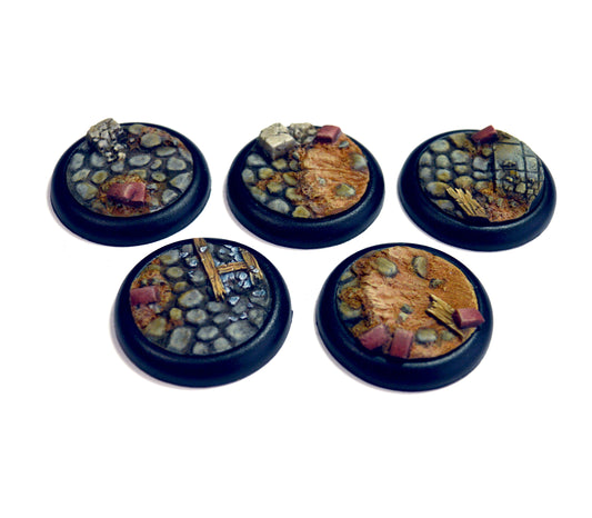 Small Blasted Cobblestone Inserts x 5