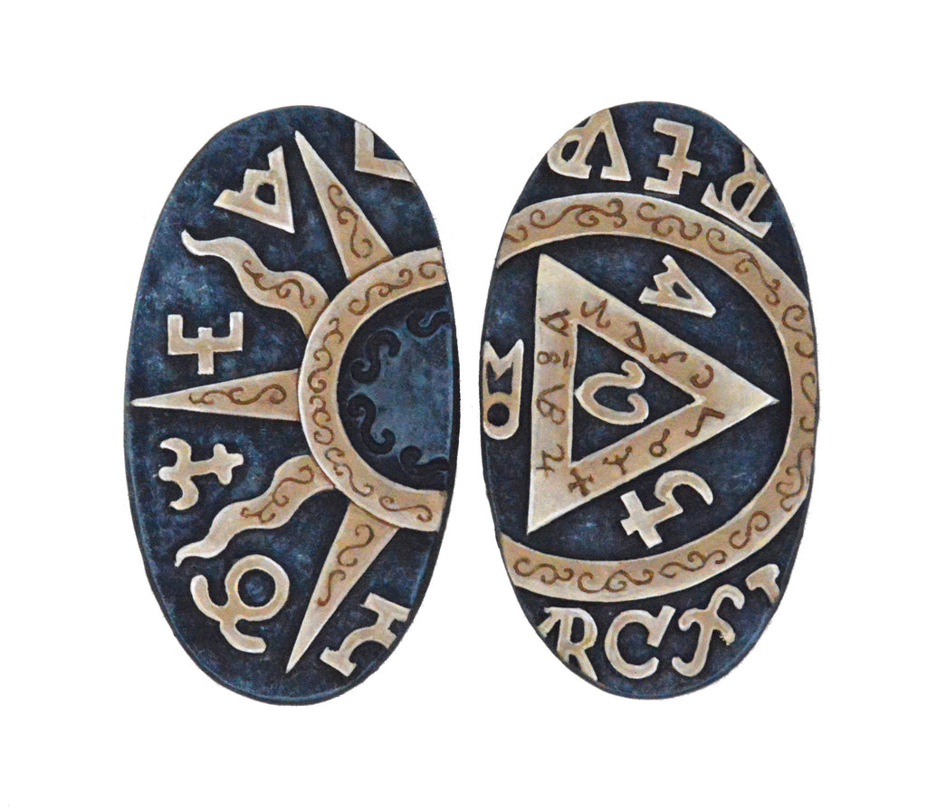 60x35mm Esoteric Temple Inserts x 2