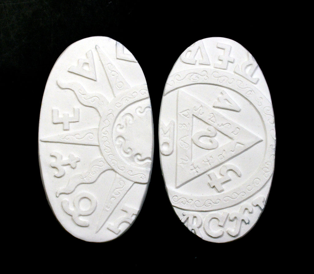 60x35mm Esoteric Temple Inserts x 2