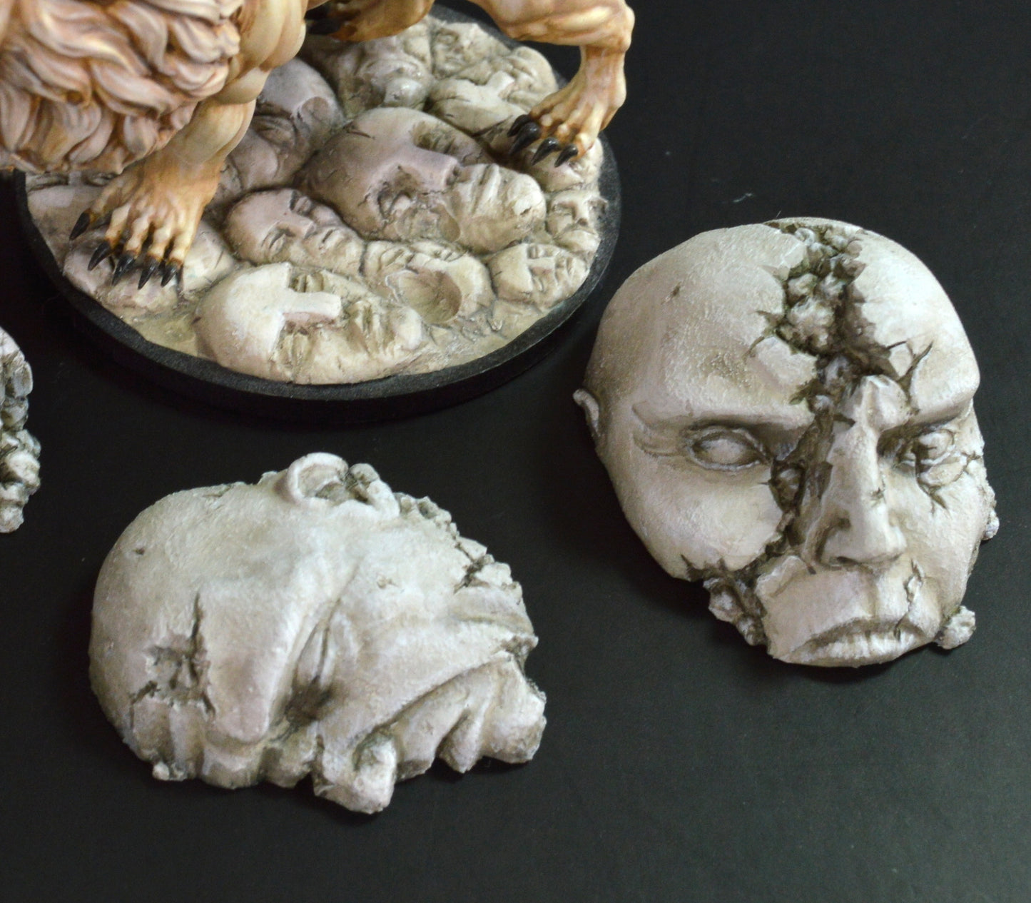 Large Broken Statuary Base Accessories x 3