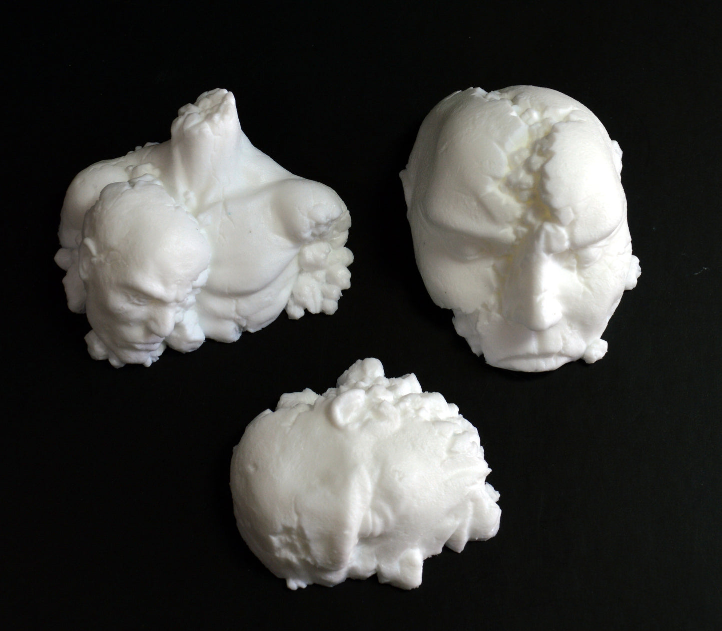 Large Broken Statuary Base Accessories x 3