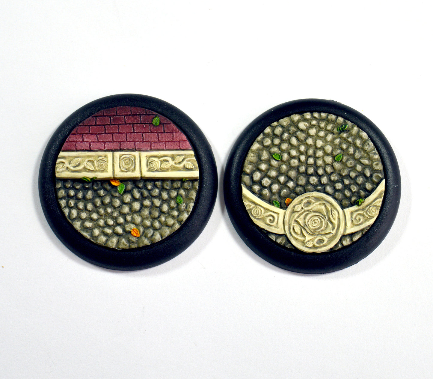 Large Ornate Cobblestone Inserts x 2