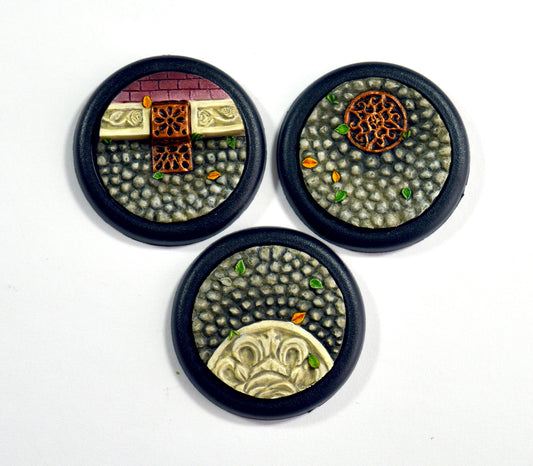 Medium Ornate Cobblestone Inserts x 3